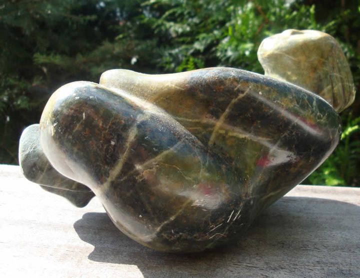 Schrei, Speckstein, ca. 10 cm hoch